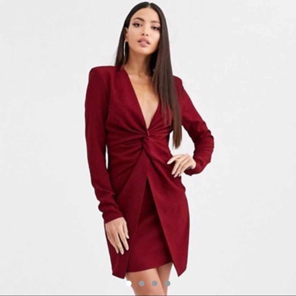 TALL Twist Front Mini dress